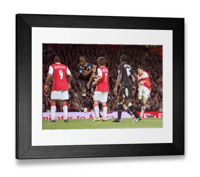 Framed Print : Cesc Fabregas Scores Arsenal's Second Goal: 3-1 Victory Over Manchester City, FA Premiership, Emirates Stadium (07 / 04 / 07) Framed Print : Cesc Fabregas Scores Arsenal's Second Goal: 3-1 Victory Over Manchester City, FA Premiership, Emirates Stadium (07 / 04 / 07)
