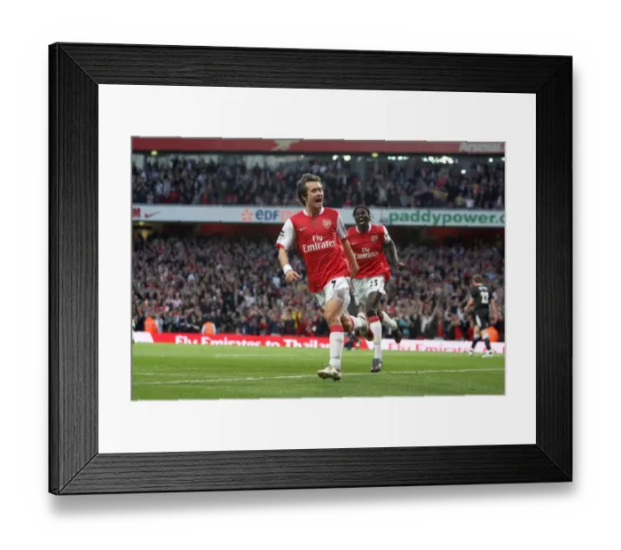 Framed Print : Thrilling Rosicky Strike: Arsenal Takes Charge 3-1 vs. Manchester City Framed Print : Thrilling Rosicky Strike: Arsenal Takes Charge 3-1 vs. Manchester City