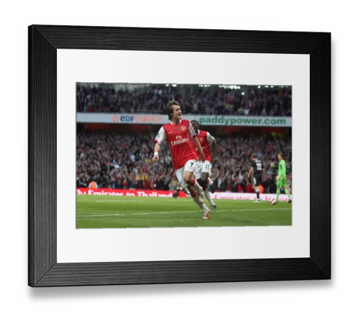 Framed Print : Thrilling Rosicky Strike: Arsenal's Opening Goal in 3:1 Triumph over Manchester City, FA Premiership (2007) Framed Print : Thrilling Rosicky Strike: Arsenal's Opening Goal in 3:1 Triumph over Manchester City, FA Premiership (2007)