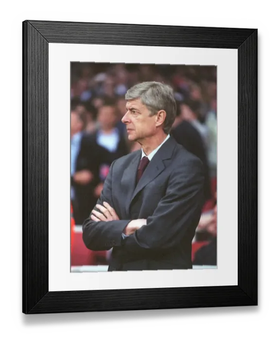 Framed Print : Arsene Wenger the Arsenal manager before the match Framed Print : Arsene Wenger the Arsenal manager before the match