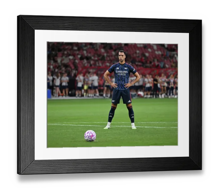 Framed Print : Arsenal FC v AC Milan: Pre-Season Friendly