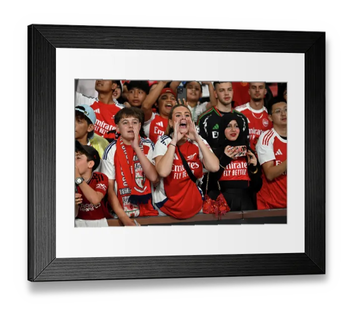 Framed Print : Arsenal FC v AC Milan: Pre-Season Friendly