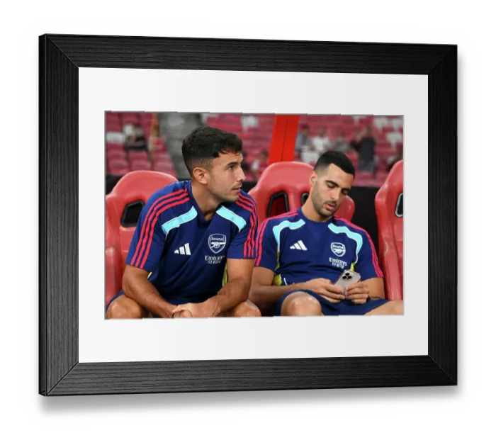 Framed Print : Arsenal FC v AC Milan: Pre-Season Friendly