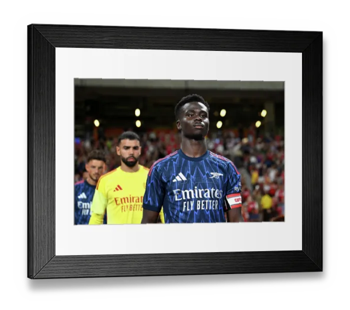 Framed Print : Arsenal FC v AC Milan: Pre-Season Friendly