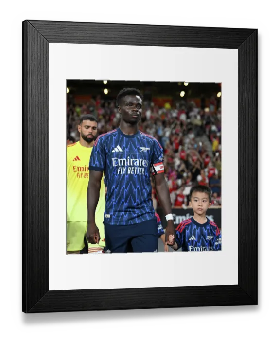 Framed Print : Arsenal FC v AC Milan: Pre-Season Friendly