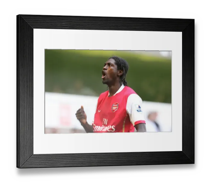 Framed Print : Adebayor's Brilliant Strike: 2-2 Arsenal vs. Tottenham, FA Premiership, 2007