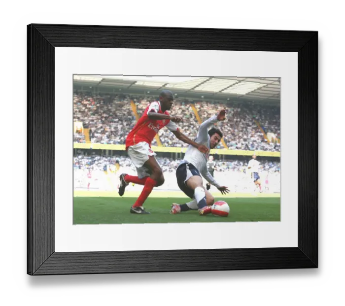 Framed Print : Clash of Rivals: Diaby vs. Rocha in the Intense 2007 FA Premiership Showdown between Tottenham and Arsenal Framed Print : Clash of Rivals: Diaby vs. Rocha in the Intense 2007 FA Premiership Showdown between Tottenham and Arsenal