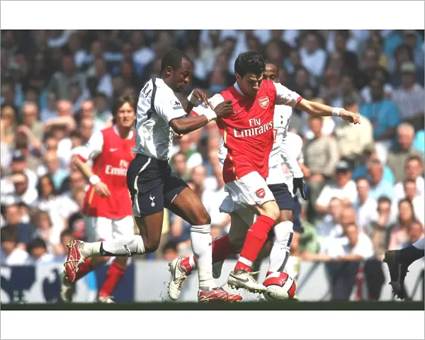 Cesc Fabregas (Arsenal) Didier Zokora (Tottenham)