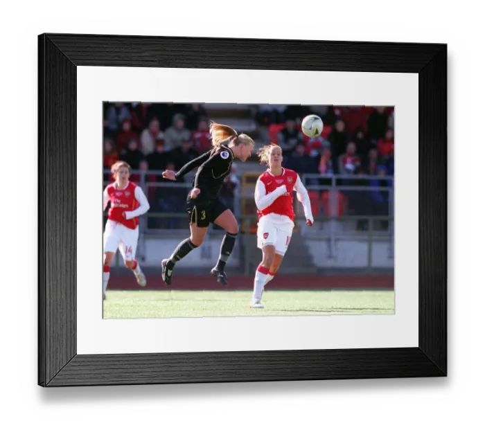 Framed Print : Julie Fleeting's Brilliant Performance Leads Arsenal to UEFA Cup Victory over Umea IK Framed Print : Julie Fleeting's Brilliant Performance Leads Arsenal to UEFA Cup Victory over Umea IK