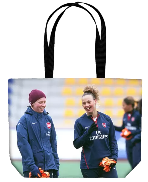 Lianne Sanderson and Jayne Ludlow (Arsenal)