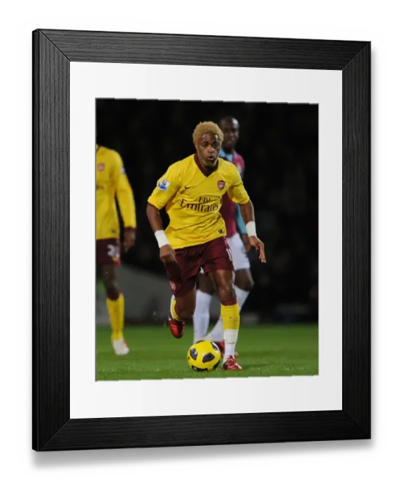 Framed Print : Alex Song (Arsenal). West Ham United 0: 3 Arsenal, Barclays Premier League Framed Print : Alex Song (Arsenal). West Ham United 0: 3 Arsenal, Barclays Premier League