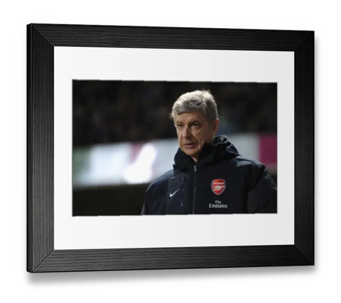 Framed Print : Arsene Wenger the Arsenal Manager. Ipswich Town 1: 0 Arsenal. Carling Cup Semi Final 1st Leg Framed Print : Arsene Wenger the Arsenal Manager. Ipswich Town 1: 0 Arsenal. Carling Cup Semi Final 1st Leg