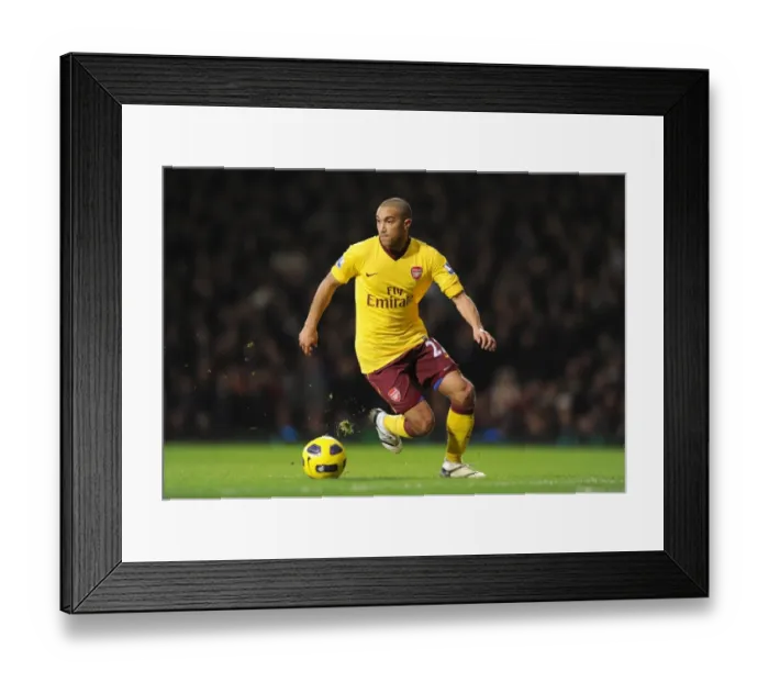 Framed Print : Gael Clichy (Arsenal). West Ham United 0: 3 Arsenal. Barclays Premier League Framed Print : Gael Clichy (Arsenal). West Ham United 0: 3 Arsenal. Barclays Premier League