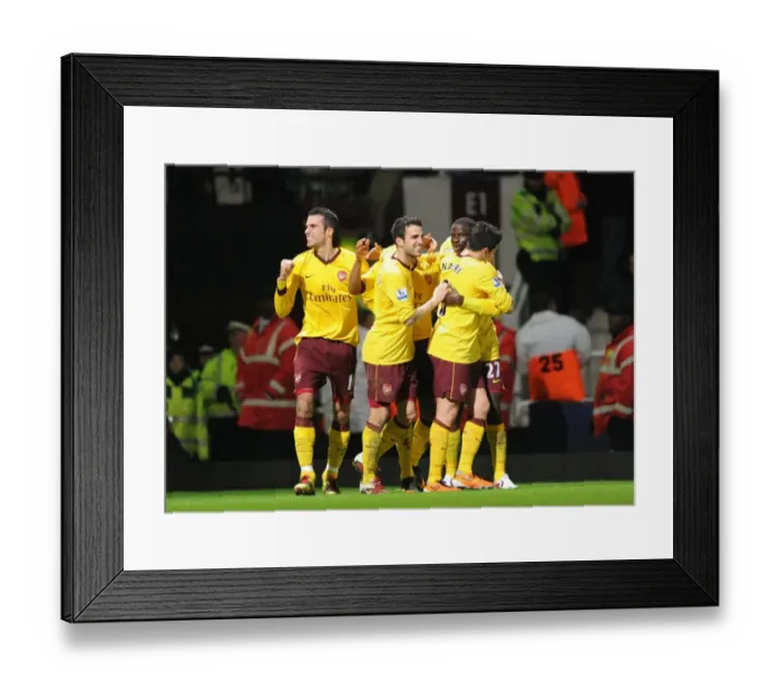 Framed Print : Robin van Persie's Brace: Arsenal's 3-0 Victory Over West Ham United, Barclays Premier League Framed Print : Robin van Persie's Brace: Arsenal's 3-0 Victory Over West Ham United, Barclays Premier League