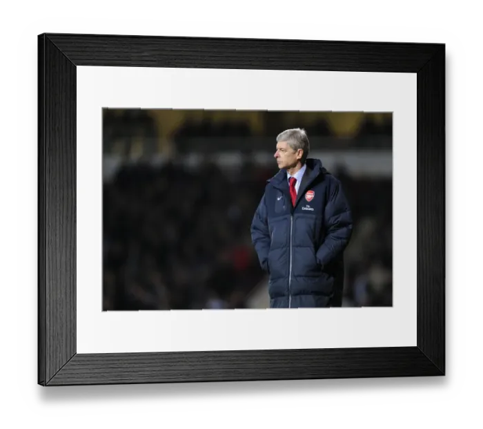 Framed Print : Arsene Wenger the Arsenal Manager. West Ham United 0: 3 Arsenal. Barclays Premier League Framed Print : Arsene Wenger the Arsenal Manager. West Ham United 0: 3 Arsenal. Barclays Premier League