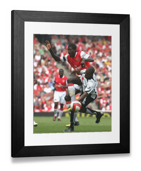 Framed Print : Adebayor's Brace Leads Arsenal to 3:1 Victory over Fulham, 2007 Framed Print : Adebayor's Brace Leads Arsenal to 3:1 Victory over Fulham, 2007