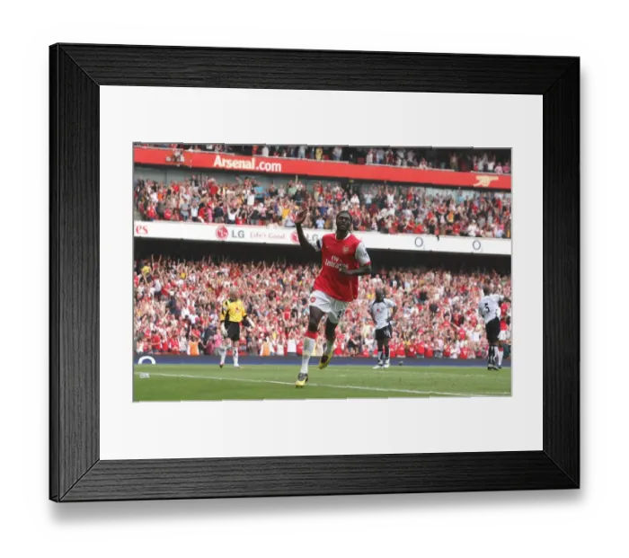 Framed Print : Adebayor's Brilliant Brace: Arsenal's Triumph Over Fulham (April 29, 2007) Framed Print : Adebayor's Brilliant Brace: Arsenal's Triumph Over Fulham (April 29, 2007)