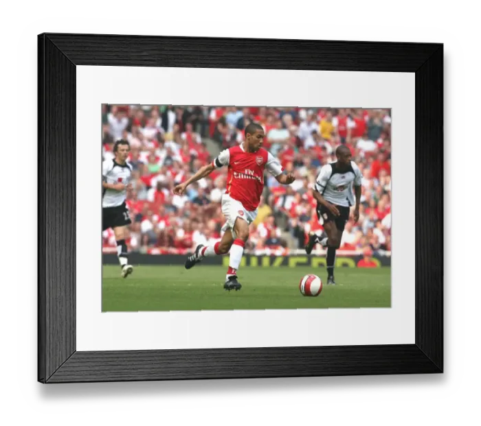 Framed Print : Gael Clichy in Action: Arsenal's Victory over Fulham, 3:1, Barclays Premiership, Emirates Stadium, London, 2007 Framed Print : Gael Clichy in Action: Arsenal's Victory over Fulham, 3:1, Barclays Premiership, Emirates Stadium, London, 2007