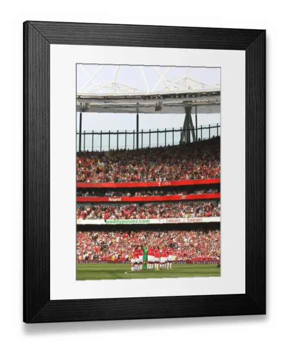 Framed Print : Arsenal Honors Fallen Legends Milton and Ball During 3:1 Victory Over Fulham, 2007 Framed Print : Arsenal Honors Fallen Legends Milton and Ball During 3:1 Victory Over Fulham, 2007