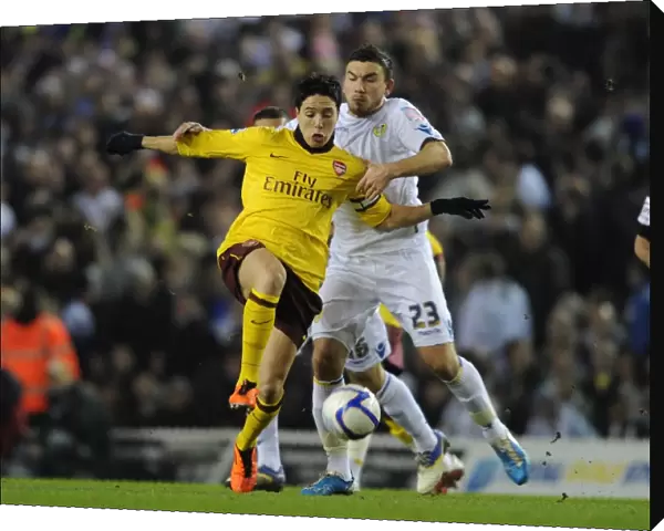 Samir Nasri (Arsenal) Robert Snodgrass (Leeds). Leeds United 1: 3 Arsenal