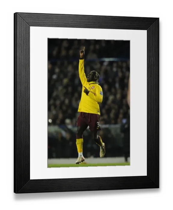 Framed Print : Sagna's Stunner: Arsenal's Triumph over Leeds United in the FA Cup, January 2011