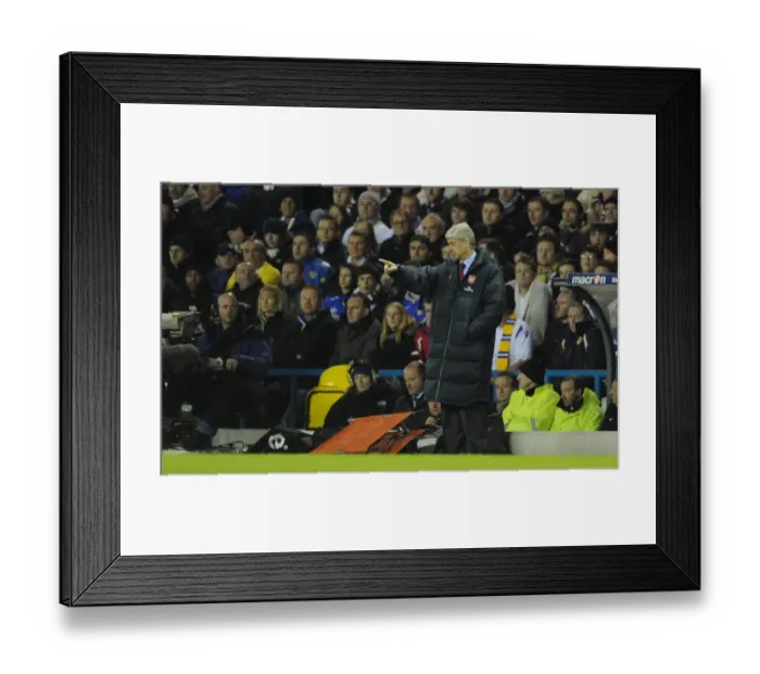 Framed Print : Arsene Wenger Leads Arsenal to FA Cup Victory over Leeds United (19 / 1 / 2011) Framed Print : Arsene Wenger Leads Arsenal to FA Cup Victory over Leeds United (19 / 1 / 2011)