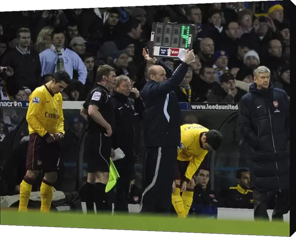 Arsenal manager Arsene Wenger. Leeds United 1: 3 Arsenal, FA Cup 3rd Round Replay