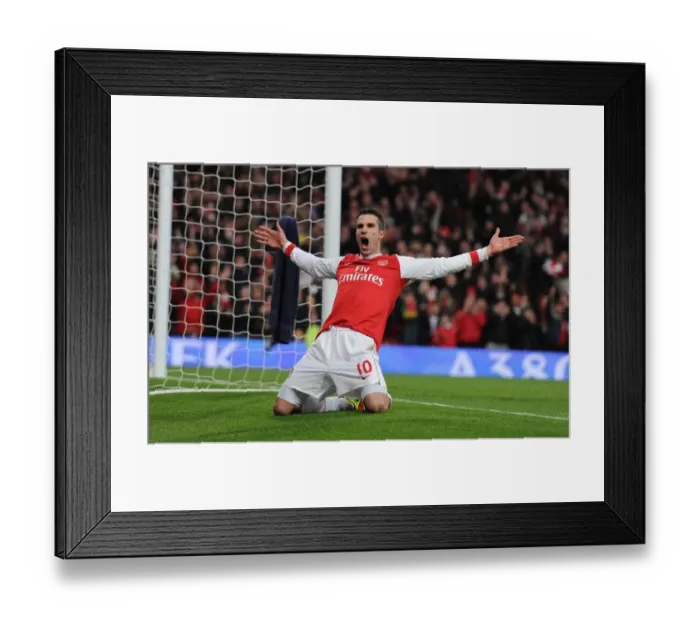 Framed Print : Arsenal's Triumph: Robin van Persie's Brace (3-0) - Arsenal vs Wigan Athletic, 2011 Barclays Premier League Framed Print : Arsenal's Triumph: Robin van Persie's Brace (3-0) - Arsenal vs Wigan Athletic, 2011 Barclays Premier League