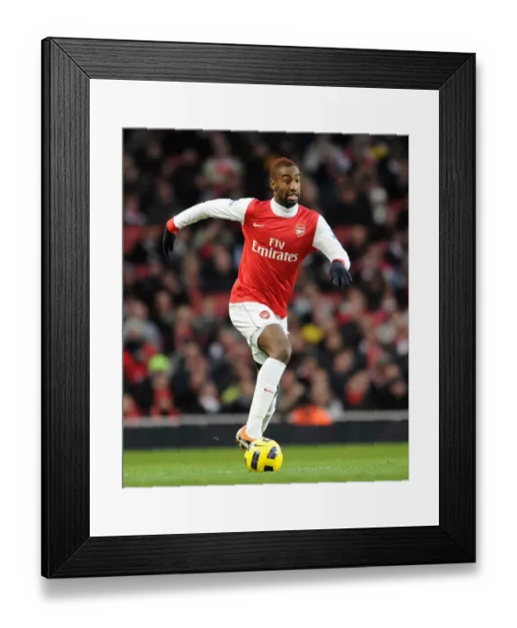 Framed Print : Arsenal's Johan Djourou Celebrates in 3-0 Victory Over Wigan Athletic, Barclays Premier League, Emirates Stadium (2011) Framed Print : Arsenal's Johan Djourou Celebrates in 3-0 Victory Over Wigan Athletic, Barclays Premier League, Emirates Stadium (2011)