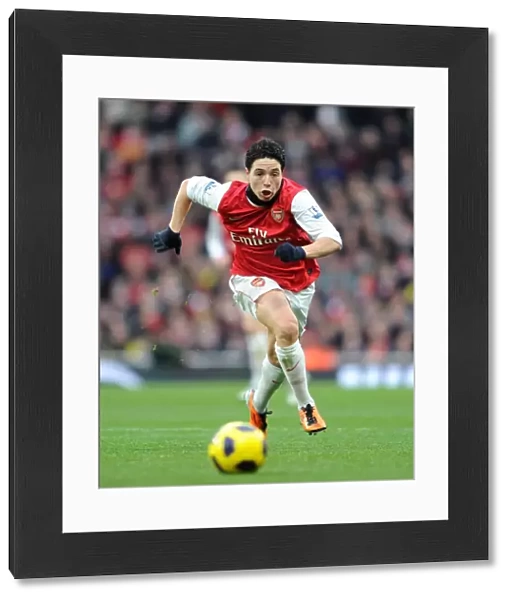 Samir Nasri (Arsenal). Arsenal 3: 0 Wigan Athletic. Barclays Premier League