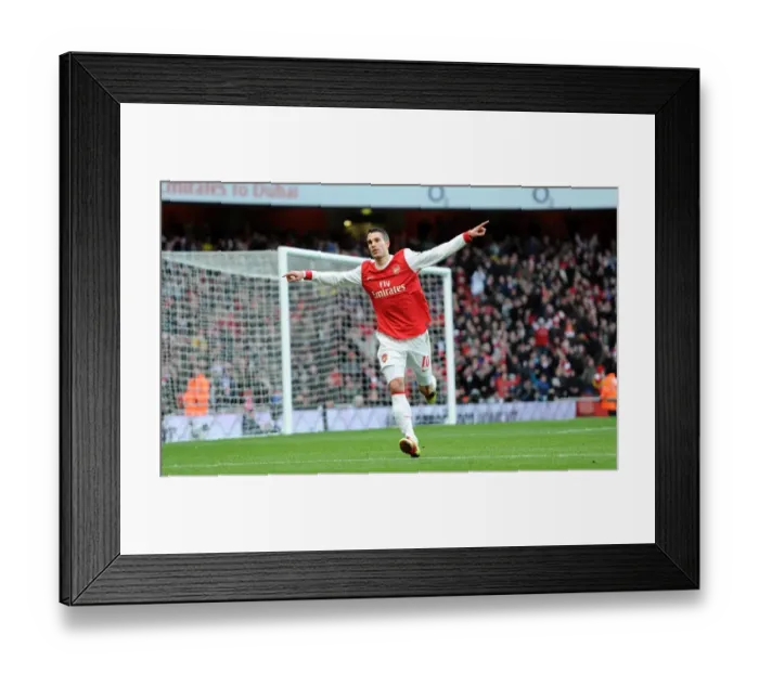 Framed Print : Robin van Persie's Stunning Opener: Arsenal's 3-0 Victory Against Wigan Athletic (2011) Framed Print : Robin van Persie's Stunning Opener: Arsenal's 3-0 Victory Against Wigan Athletic (2011)