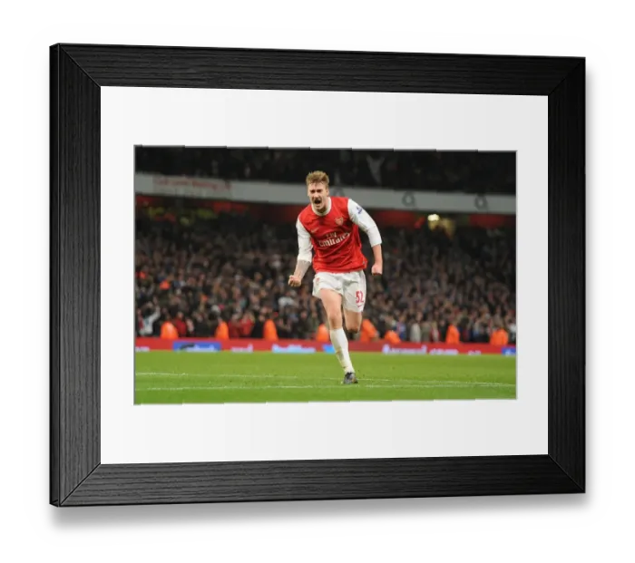 Framed Print : Nicklas Bendtner's Thrilling Goal: Arsenal Crushes Ipswich Town 3-0 in Carling Cup Semifinal Framed Print : Nicklas Bendtner's Thrilling Goal: Arsenal Crushes Ipswich Town 3-0 in Carling Cup Semifinal