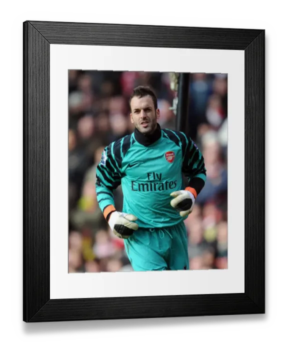Framed Print : Manuel Almunia (Arsenal). Arsenal 2: 1 Huddersfield Town. FA Cup 4th Round Framed Print : Manuel Almunia (Arsenal). Arsenal 2: 1 Huddersfield Town. FA Cup 4th Round