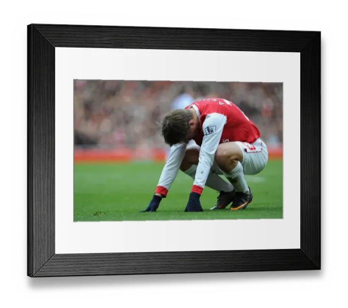 Framed Print : Arsenal's Andrey Arshavin Scores in FA Cup Win Against Huddersfield Town (30.01.11)