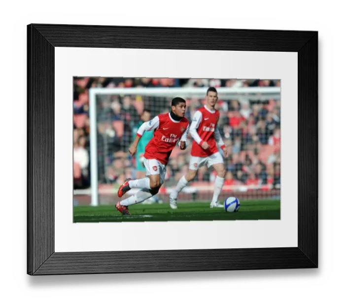 Framed Print : Denilson Scores the Winner: Arsenal Triumphs over Huddersfield Town in FA Cup 4th Round at Emirates Stadium