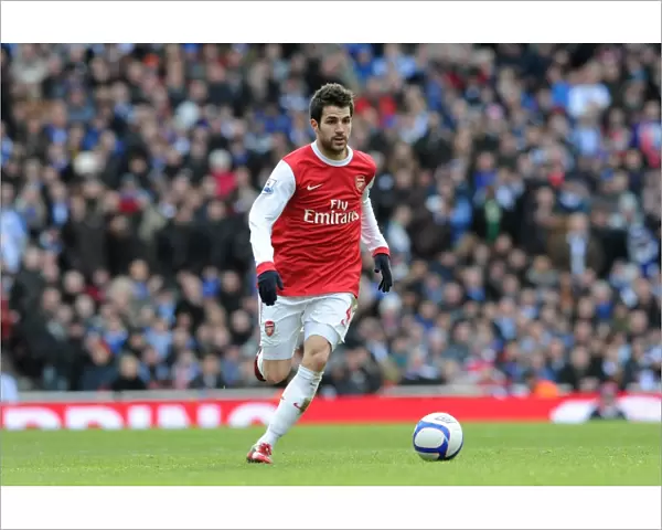 Cesc Fabregas (Arsenal). Arsenal 2: 1 Huddersfield Town. FA Cup 4th Round