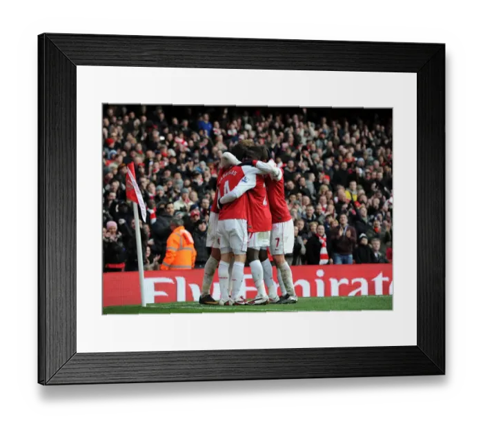 Framed Print : Cesc Fabregas's FA Cup Double: Arsenal's 2-1 Victory over Huddersfield Town