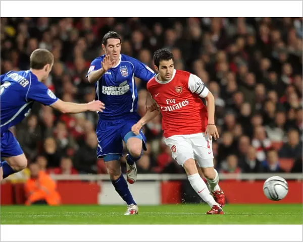 Cesc Fabregas (Arsenal) Mark Kennedy (Ipswich). Arsenal 3: 0 Ipswich Town
