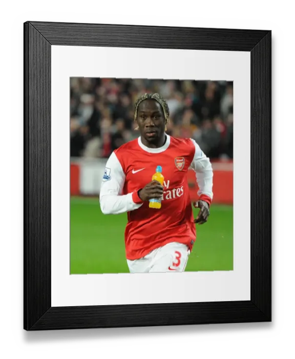 Framed Print : Bacary Sagna (Arsenal). Arsenal 3: 0 Ipswich Town. Carling Cup, semi final 2nd leg