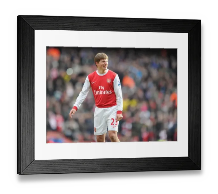 Framed Print : Arsenal's Andrey Arshavin Scores Game-Winning Goal in FA Cup Match Against Huddersfield Town (30.1.2011) Framed Print : Arsenal's Andrey Arshavin Scores Game-Winning Goal in FA Cup Match Against Huddersfield Town (30.1.2011)