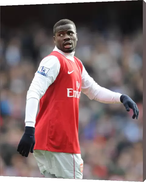 Emmanuel Eboue (Arsenal). Arsenal 2: 1 Huddersfield Town, FA Cup Fourth Round