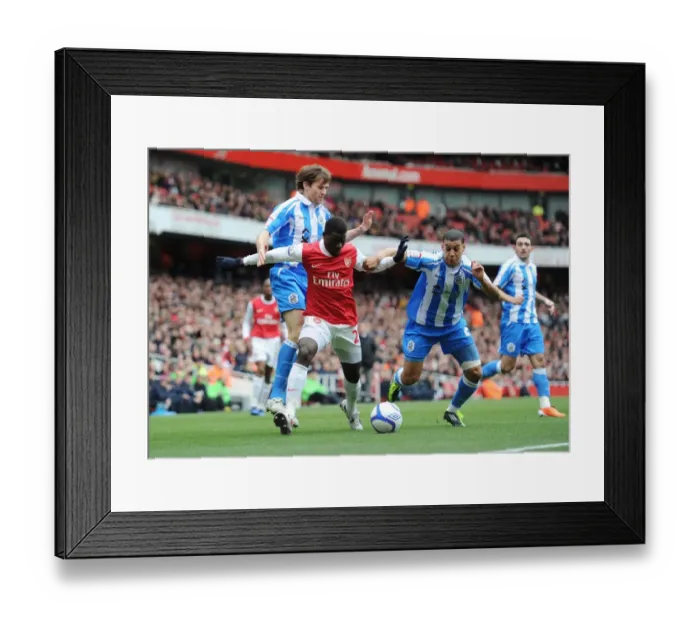 Framed Print : Emmanuel Eboue (Arsenal) Lee Peltier and Kevin Kilbane (Huddersfield). Arsenal 2 Framed Print : Emmanuel Eboue (Arsenal) Lee Peltier and Kevin Kilbane (Huddersfield). Arsenal 2