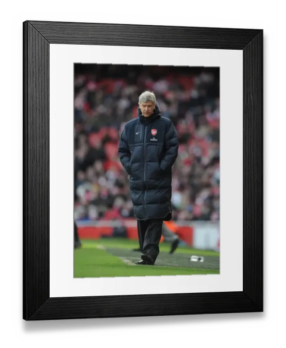 Framed Print : Arsene Wenger Celebrates Arsenal's FA Cup Victory Over Huddersfield Town (2011)