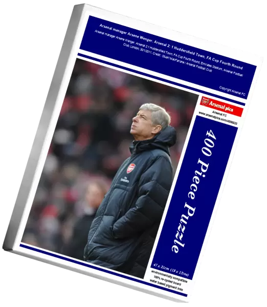 Arsenal manager Arsene Wenger. Arsenal 2: 1 Huddersfield Town, FA Cup Fourth Round