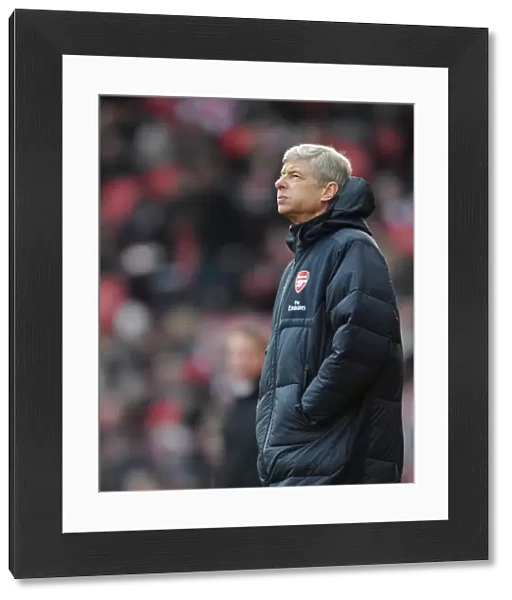 Arsenal manager Arsene Wenger. Arsenal 2: 1 Huddersfield Town, FA Cup Fourth Round