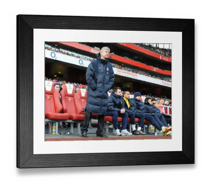 Framed Print : Arsene Wenger Celebrates Arsenal's FA Cup Win Over Huddersfield Town (2011) Framed Print : Arsene Wenger Celebrates Arsenal's FA Cup Win Over Huddersfield Town (2011)