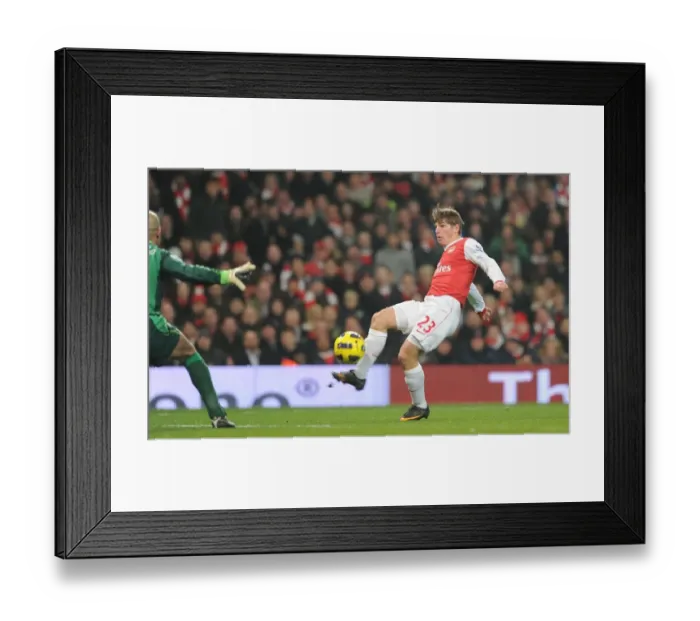 Framed Print : Arshavin Stuns Everton: First Arsenal Goal in 2:1 Victory Framed Print : Arshavin Stuns Everton: First Arsenal Goal in 2:1 Victory