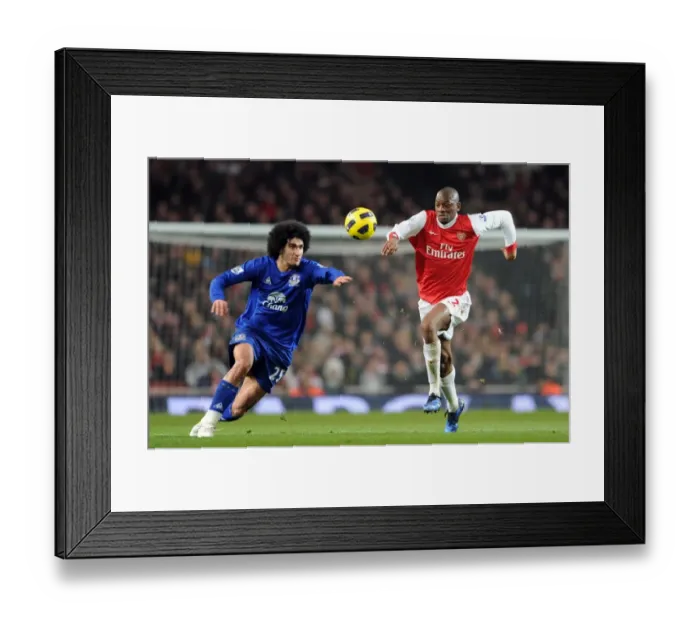Framed Print : Abou Diaby vs Marouane Fellaini: Arsenal's Win Over Everton in the Barclays Premier League (2:1), Emirates Stadium, 1 / 2 / 11 Framed Print : Abou Diaby vs Marouane Fellaini: Arsenal's Win Over Everton in the Barclays Premier League (2:1), Emirates Stadium, 1 / 2 / 11