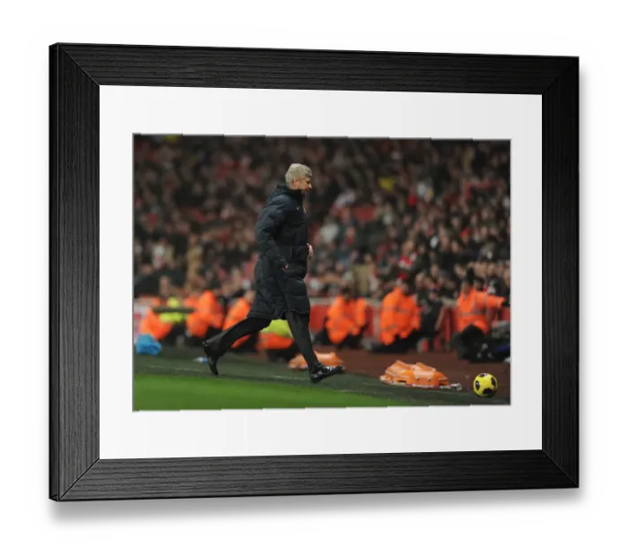 Framed Print : Arsene Wenger's Triumph: Arsenal's 2-1 Win Over Everton (2011) Framed Print : Arsene Wenger's Triumph: Arsenal's 2-1 Win Over Everton (2011)