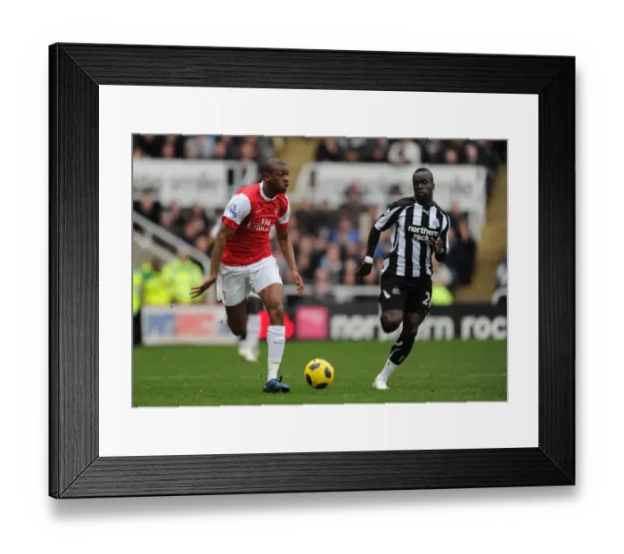Framed Print : Abou Diaby (Arsenal) Cheik Tiote (Newcastle). Newcastle United 4: 4 Arsenal Framed Print : Abou Diaby (Arsenal) Cheik Tiote (Newcastle). Newcastle United 4: 4 Arsenal